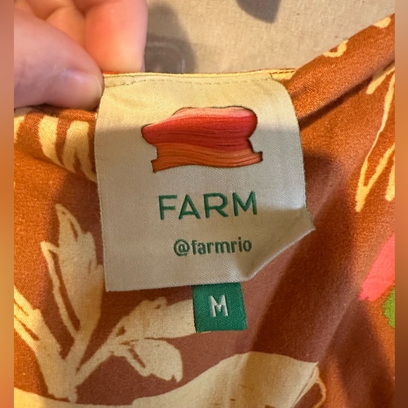 FARM RIO Mixed Color Birds Midi Dress - Picture 3 of 7